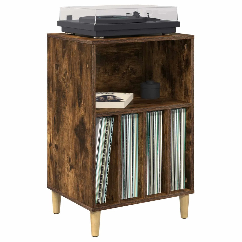 Supporto per Giradischi Rovere Fumo 47 x 39,5 x 74,5 cm 8012878