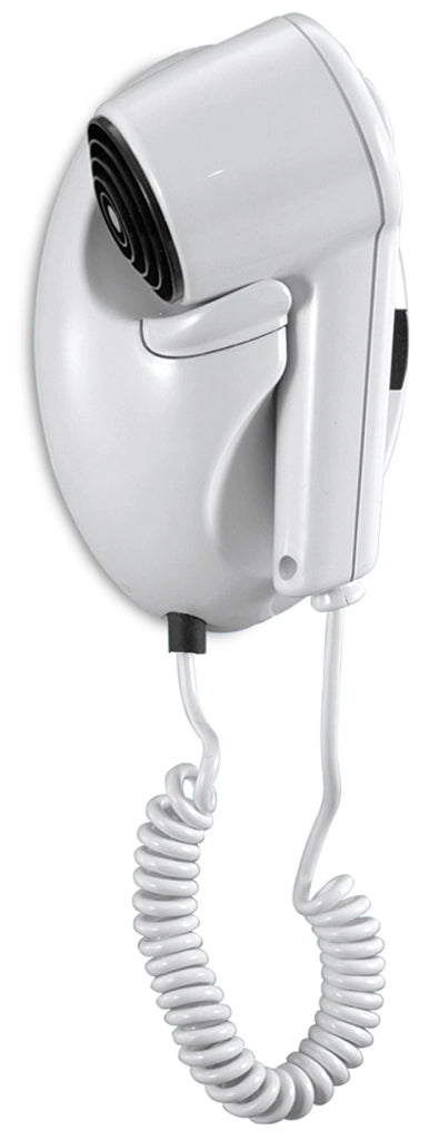 Asciugacapelli da Parete Minimal Spogliatioio Bagno Resistente Hotel 1000W