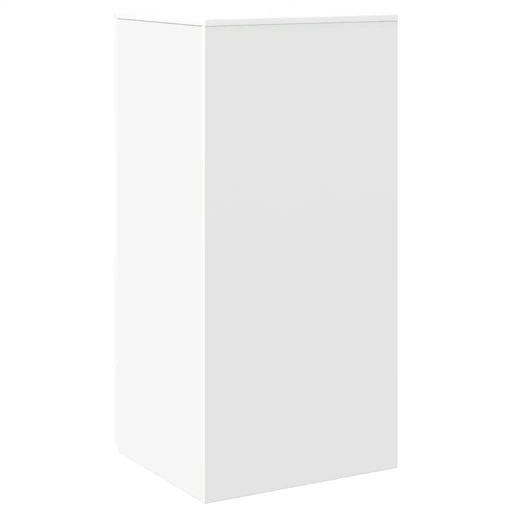 Mobile contenitore compatto 50 x 45 x 103 cm versatile design elegante legno composito bianco 02_0051212