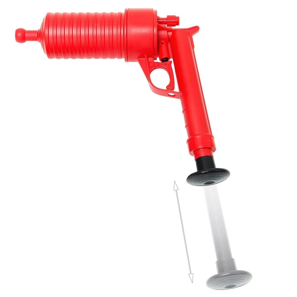 Trade Shop - Pistola Stura Lavandini Wc A Pressione Sgombratubi Aria Compressa Manuale -