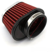 Modificatore di Intake Roteo 55MM Filtro d'Aria per Motocicletta Filtraggio dell'Escarico del Capocanna del Capocanna