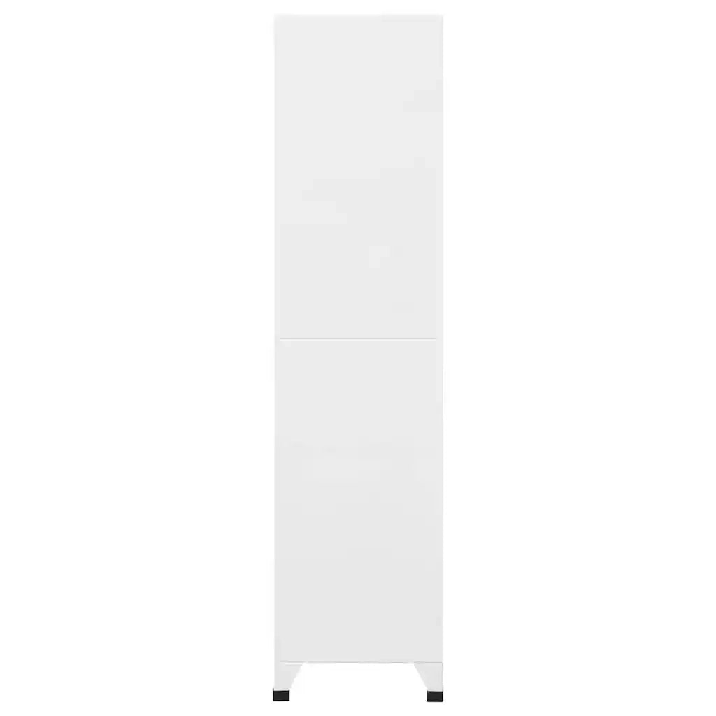 Armoire à casiers Blanc 90x45x180 cm Acier
