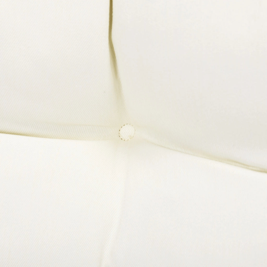 Cuscino per Divano 2 Posti Interno Esterno 110x48x8 cm Crema ¨C zephmum
