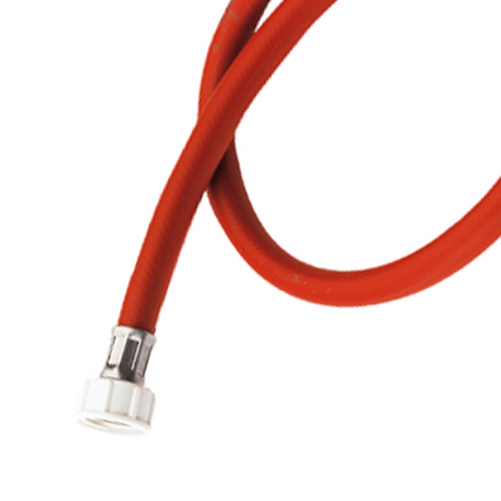 Tubo di carico per lavatrice, colore rosso 350 cm