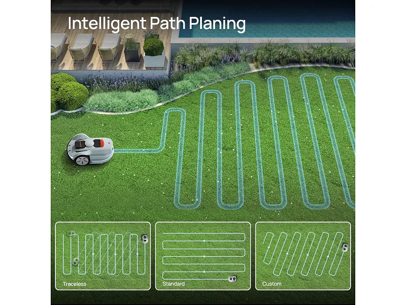 Sunseeker X3 Plus Robot Tagliaerba autonomo senza cavo perimetrale per 1200mq