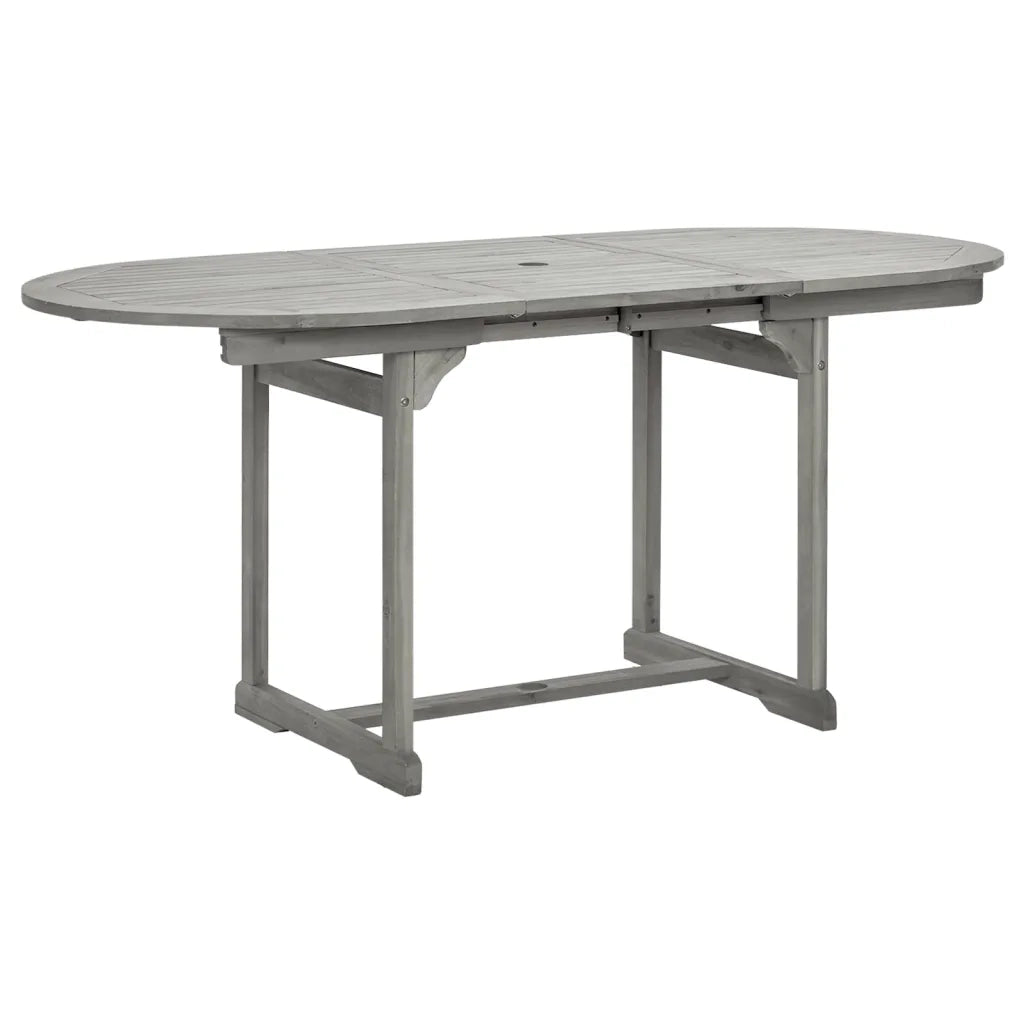 Set da Pranzo per Giardino 7 pz in Legno Massello di Acacia cod mxl 40513