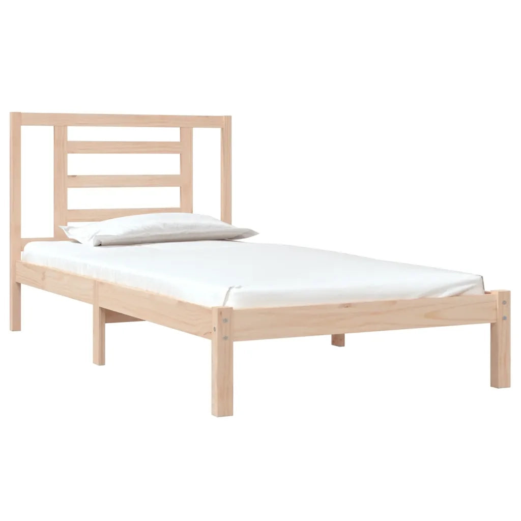 Giroletto in Legno Massello di Pino 90x190 cm 3FT Single cod mxl 61353