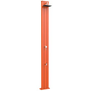 Doccia Solare In Alluminio Spring 30 Litri Con Lavapiedi  Colore Arancione Cv-A220/2009