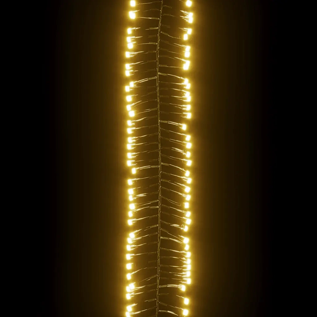 Gruppo Stringa LED con 2000 Luci LED Bianco Caldo in PVC CFW8928536