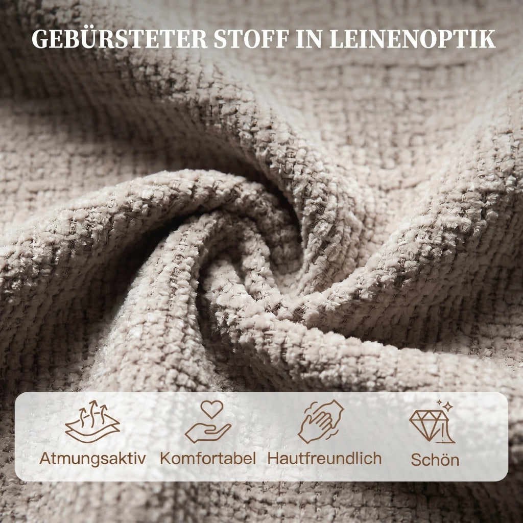 Poltrona Elettrica Girevole Relax ¨C Zephmum ¨C Beige, Tessuto, 90x100x80