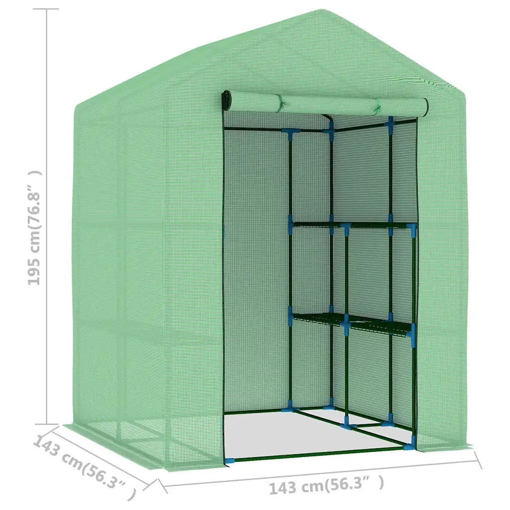 Serra con Ripiani in Acciaio 143x143x195 cm CFW2871897