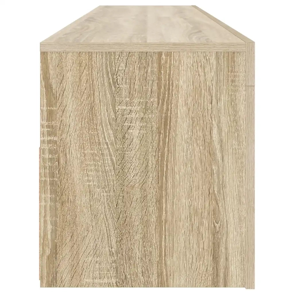 Mobile Porta TV con Luci LED Rovere Sonoma 120x35x40 cm cod mxl 11656