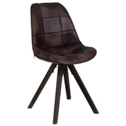 Sedia in legno imbottita 48x44x84h cm