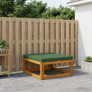 Poggiapiedi modulare con cuscini Legno di Acacia Massello 42028321
