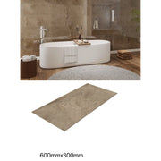 Trade Shop - Rivestimento Parete Effetto Pietra Beige 600x300 Mm Pannello Decorativo Bagno -