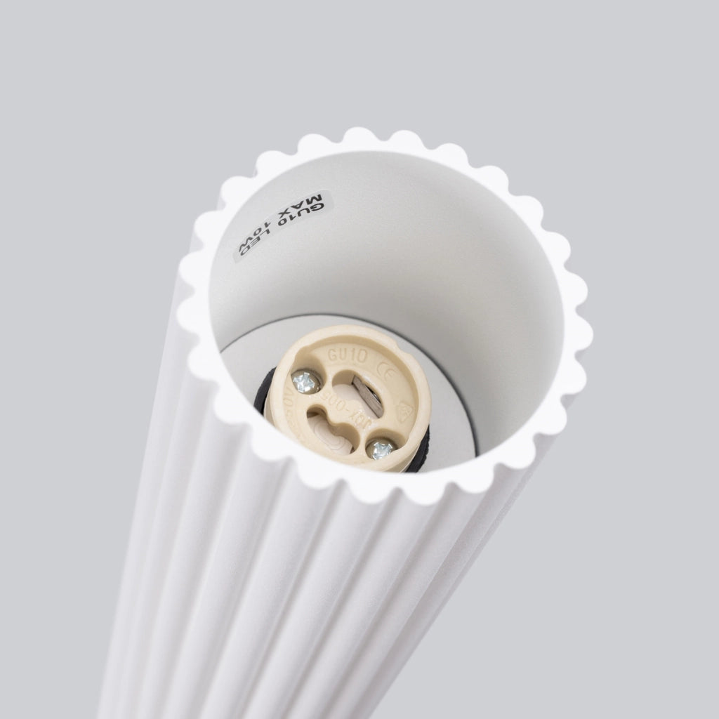 Spot soffitto GRAVIO bianco tubo rigato 40cm 1xGU10
