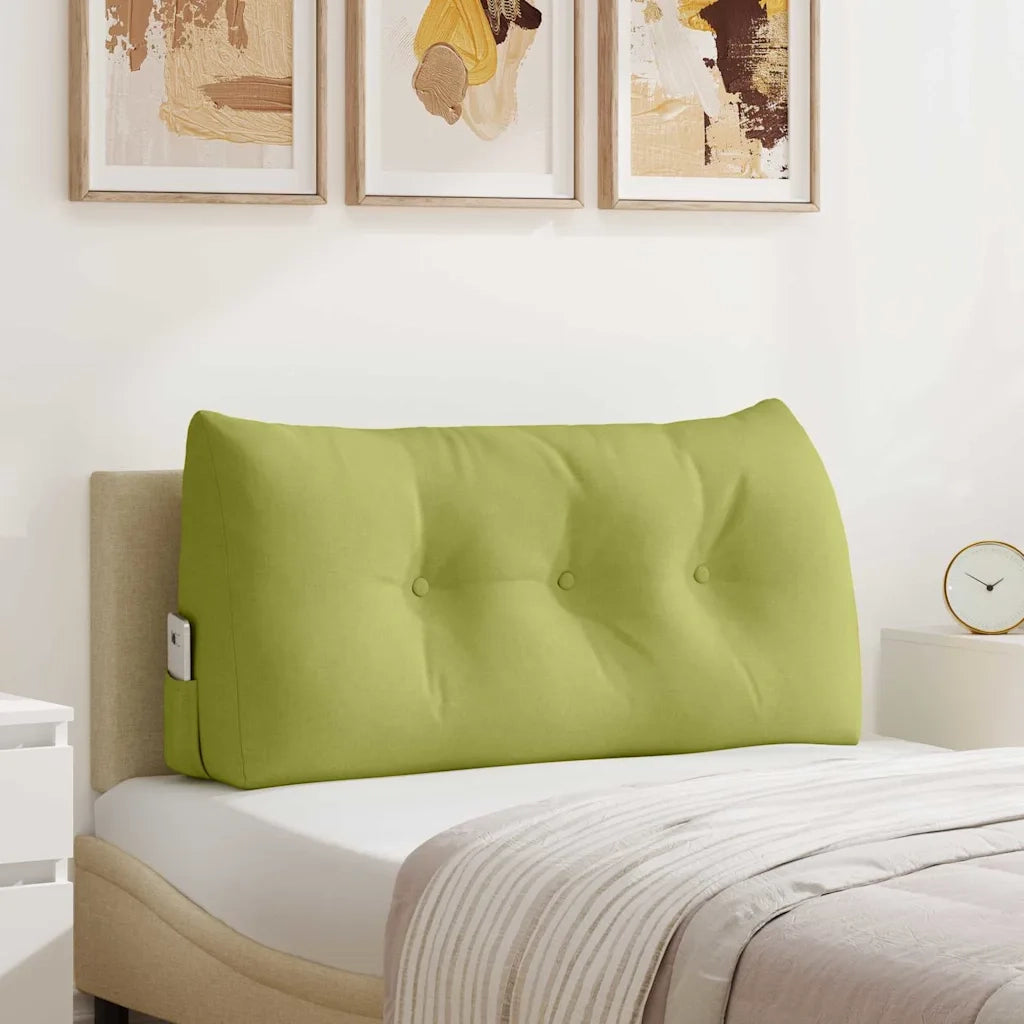 Cuscino per Schiena | Cuscino dorsale Verde chiaro 100 x 24 x 50 cm Tessuto