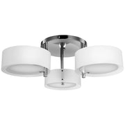 Lampadario a Sospensione E27 ¨C Xylo ¨C Paralume Acrilico Bianco per Soggiorno Camera Cucina