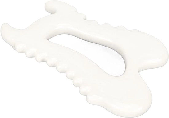 Strumento Gua Sha - Massaggio - Duraturo - Antistatico - Benessere - Adatto per Viso e Corpo - Rosa