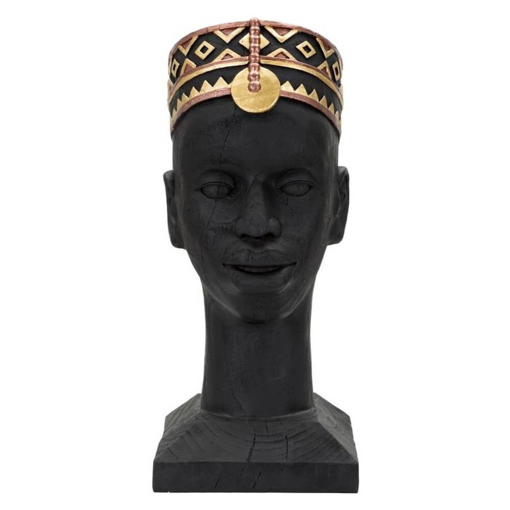 Scultura uomo masai tradizionale cm 25X25X56 - MASAL