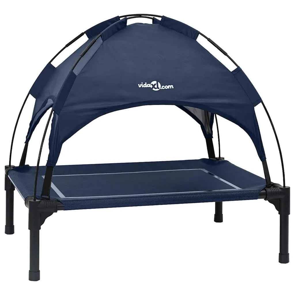 vidaXL Letto per Cani Blu navy m Acciaio