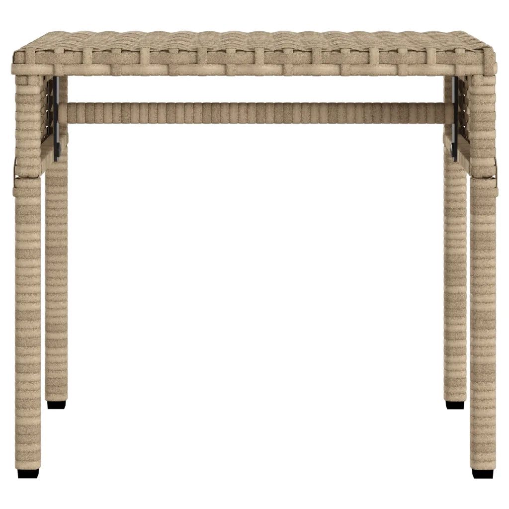 Lettini Prendisole 2 pz | Sdraio da giardino | Lettino da sole con Baldacchino e Tavolino Polyrattan