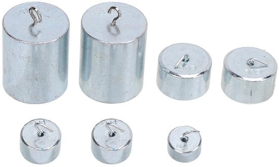 Set di Bilanci 550 g - Set di Bilanci Sospesi - Acciaio Inox - Precisione Elevata ± 2% - Per Test di Bilanci - Duraturo e Robusto
