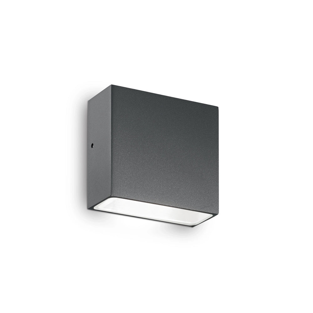 Applique Moderna Tetris-1 Alluminio Antracite 1 Luce G9