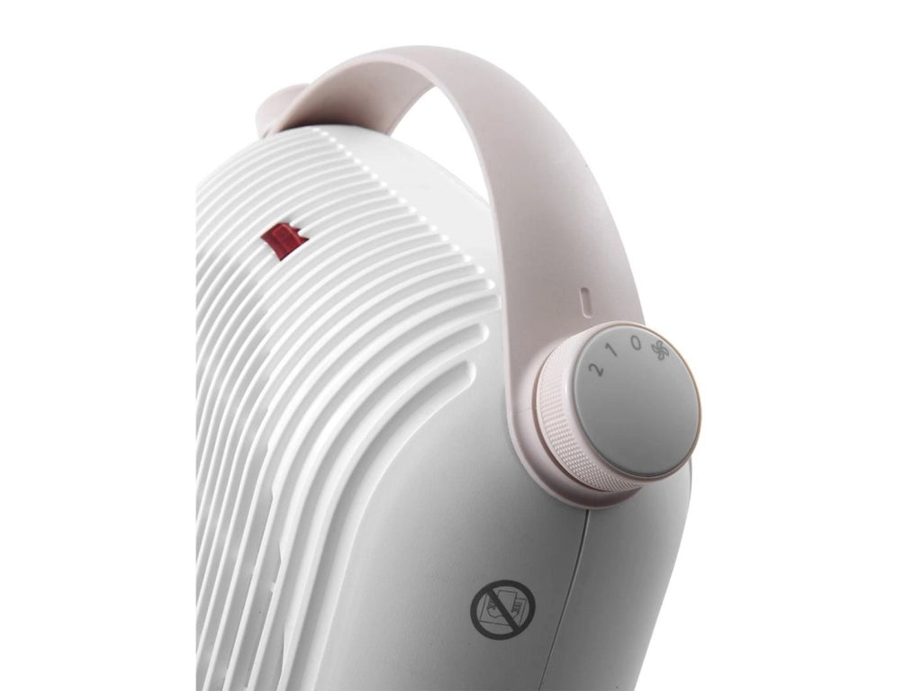 De’Longhi Termoventilatore da tavolo a 2 potenze HFS30B24.W
