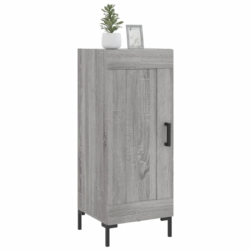 Credenza | Madia | Buffet da pranzo | Armadio da pranzo Grigio Sonoma 34,5x34x90 cm in Legno Multistrato