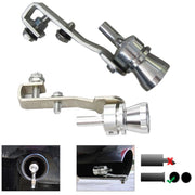 EFFETTO TURBO FISCHIO PER MARMITTA AUTO TUNING TERMINALE TURBINA MISURA M 2000CC