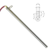 UTXS020198 Resistenza accensione per stufe a pellet, con flangia.