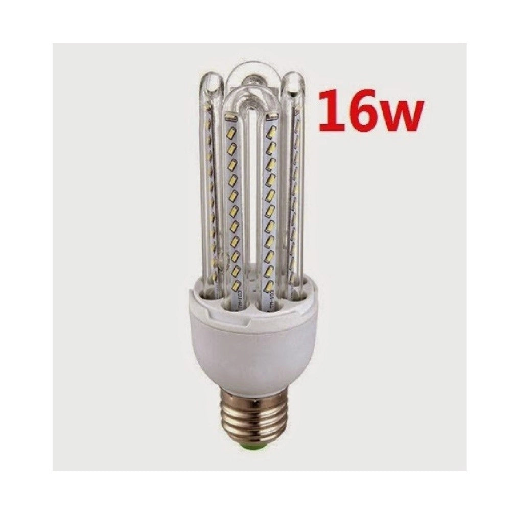 Trade Shop - Lampada A Led 4u 16w Efficiente Led Lampadina Risparmio Luce Bianco Freddo Caldo - -bianco Caldo      -
