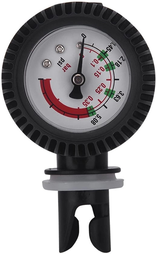 Drukmeter Precisio Inflatable per Barche - Nylon - Misura 0-5.08 PSI - Essenziale per la Sicurezza - Misuratore di Pressione