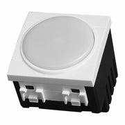 Serie Civile ETTROIT Bianco Compatibile Con Bticino Living Light (Lampada Led Segnapasso 2M 220V 6000K)
