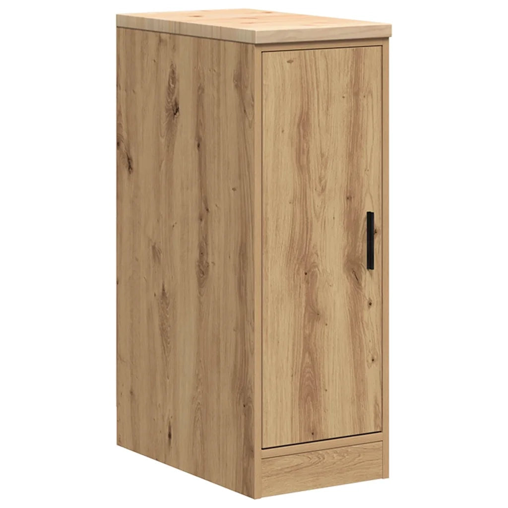 Armadietto per Garage in Rovere Artigianale 30x51x85 cm 860561