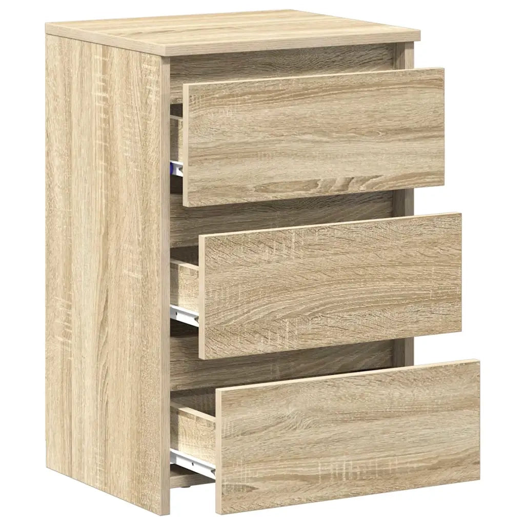 Comodini 2 pz Rovere Sonoma 40x35x62,5 cm in Legno Multistrato 806218