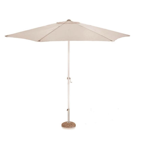 OMBRELLONE TONDO DA GIARDINO D 240CM GRIGIO BASE ESCLUSA