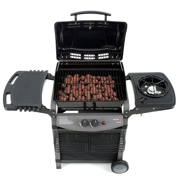 BARBECUE A GAS PIUSAPORILLO COTTURA PIETRA LAVICA