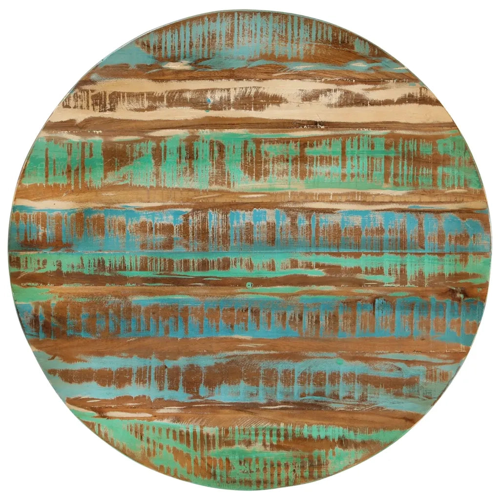 Tavolino da CaffÃ¨ in Legno Massello Recuperato 65x32 cm cod mxl 9880