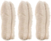 Tredini di sostituzione calde in lana, durature e extra morbide, tredini di sostituzione caldi e comodi per bambini, colore beige, EU36