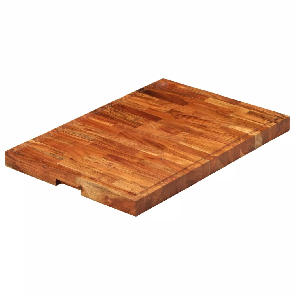 Tagliere 60x42x4 cm in Legno Massello di Acacia 376055