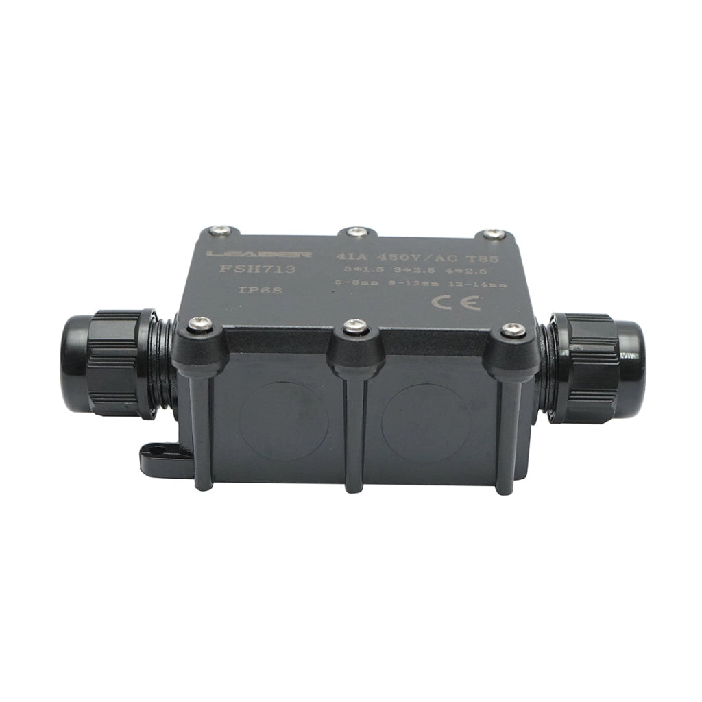 Scatola di derivazione stagna 41A 450V AC, 2 vie 5-14mm IP68 Leader