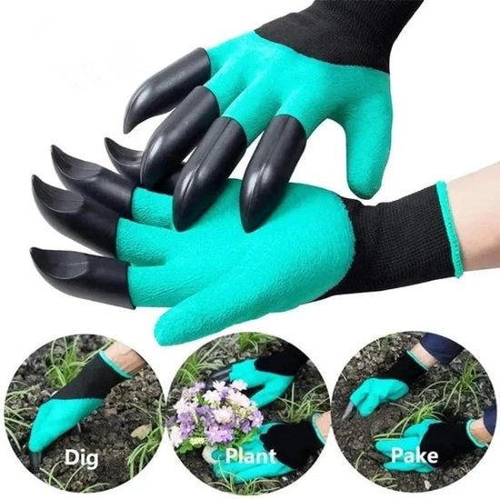Manici da giardiniere con artiglieria serie - Manici da giardiniere professionali - Anti-punti e impermeabili - Artiglieria ABS per scavare - Ideali per il giardinaggio e la piantagione