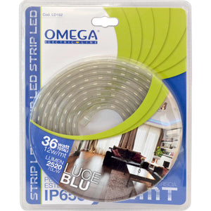 STRISCIA LED LUCE BLU, 3 METRI, 60 LED/M,220/240V