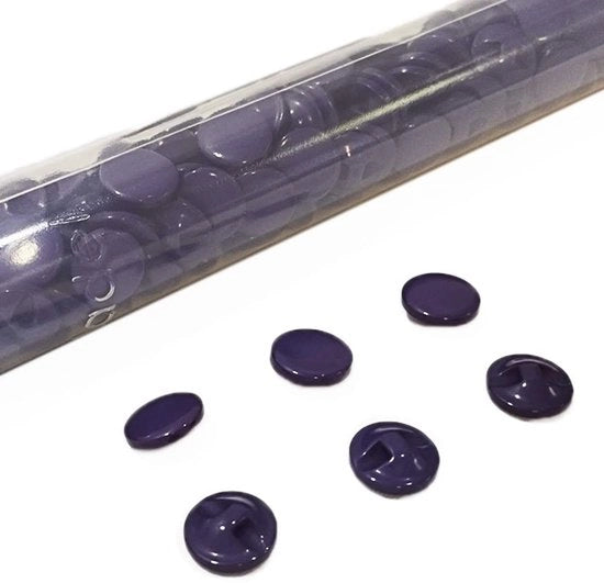 Punti, chiodo per abbigliamento, 144 pezzi/tubo, resina, semicircolare, molti colori e misure, plastica, ricamo, cucito, artigianato, chiodo, blu, (196, 11 mm)