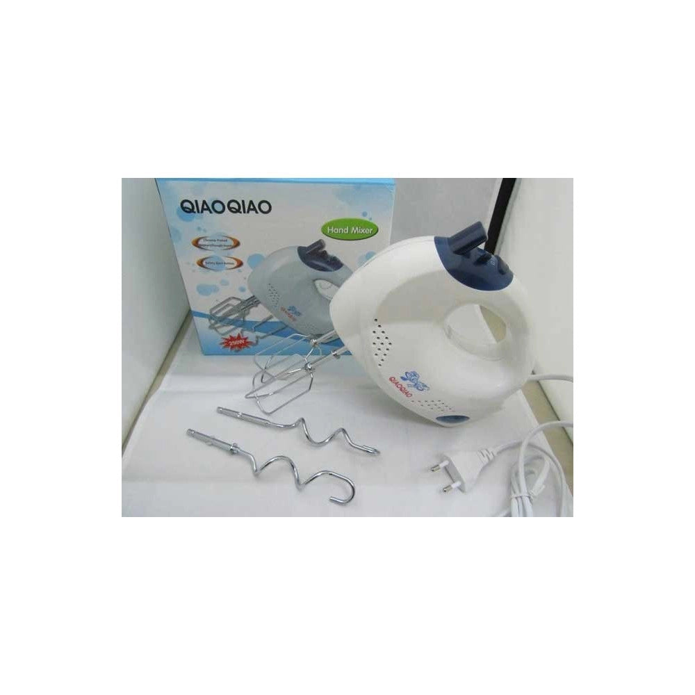 Trade Shop - Frullatore Mixer Sbattitore Con Doppie Fruste 250w Super Leggero 6 Velocita' -