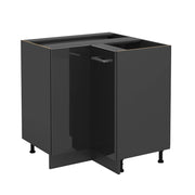 Mobile ad angolo cucina R-Line Antracite lucido/Antracite 75.6 cm senza piano di lavoro Vicco