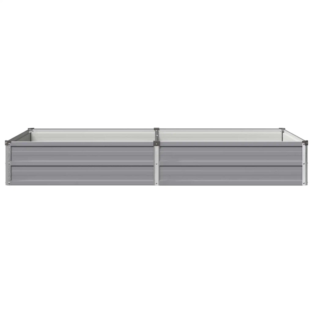 Letto rialzato da giardino Grigio 160 x 80 x 24 cm 8006475