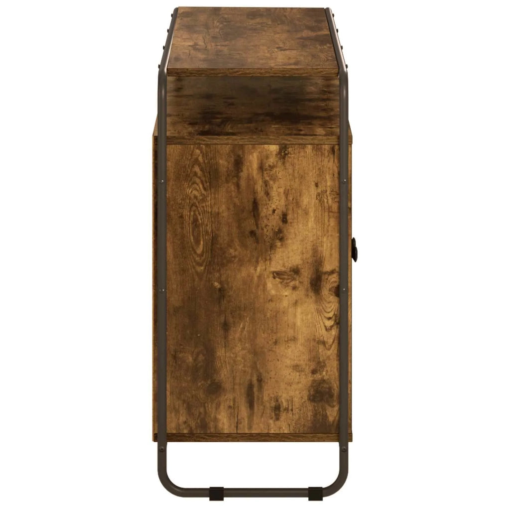 Credenza Rovere Fumo 102 x 35 x 75 cm Legno ingegnerizzato 8007986